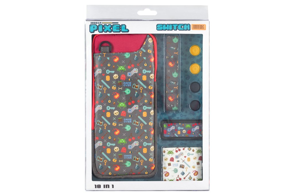 Fundas Y Almacenamiento Indeca Pack Accesorios 10 En 1 Pixels ( NINTENDO SWITCH - ) Fundas Y Almacenamiento Indeca Pack Accesorios 10 En 1 Pixels ( NINTENDO SWITCH - )